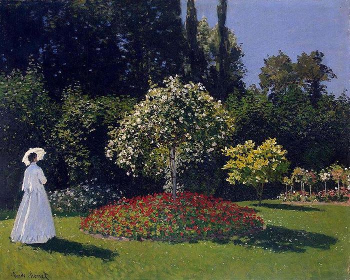 Claude Monet Woman in a Garden Germany oil painting art